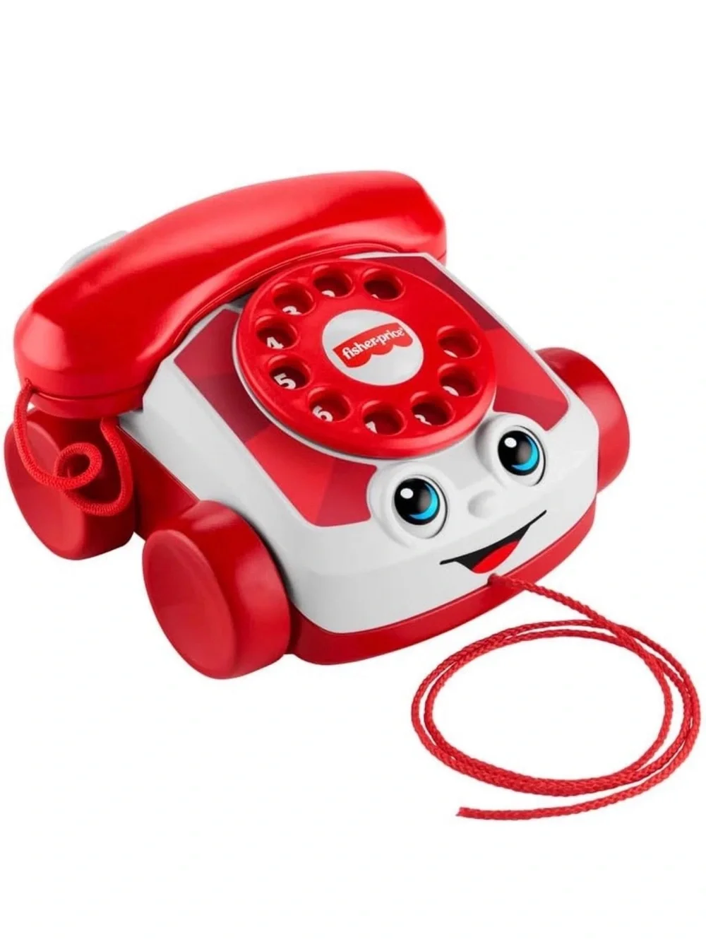 Fisher-Price Baby Toy Red Chatter Telephone, Mattel 80Th Anniversary Edition